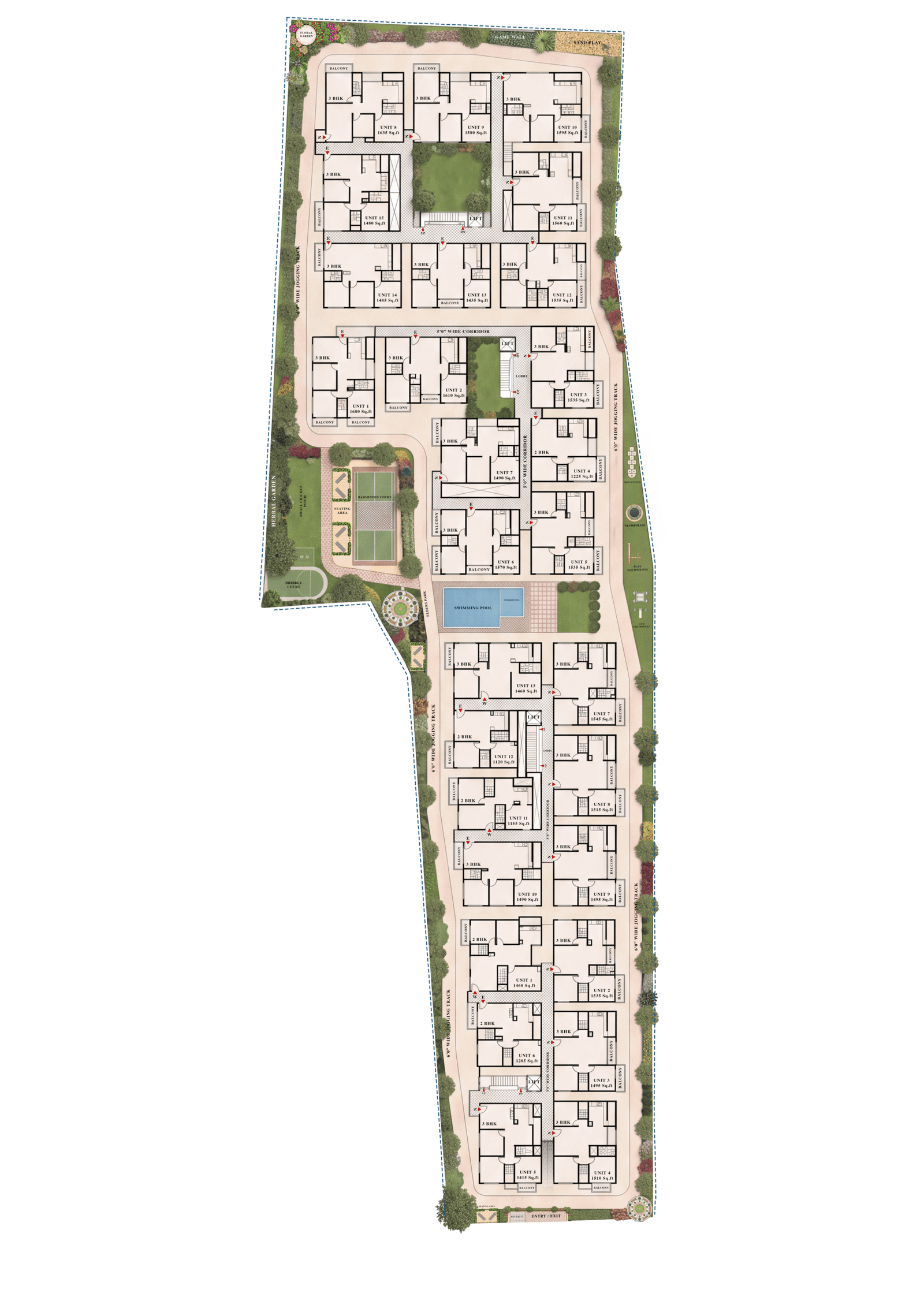 Approved masterplan document